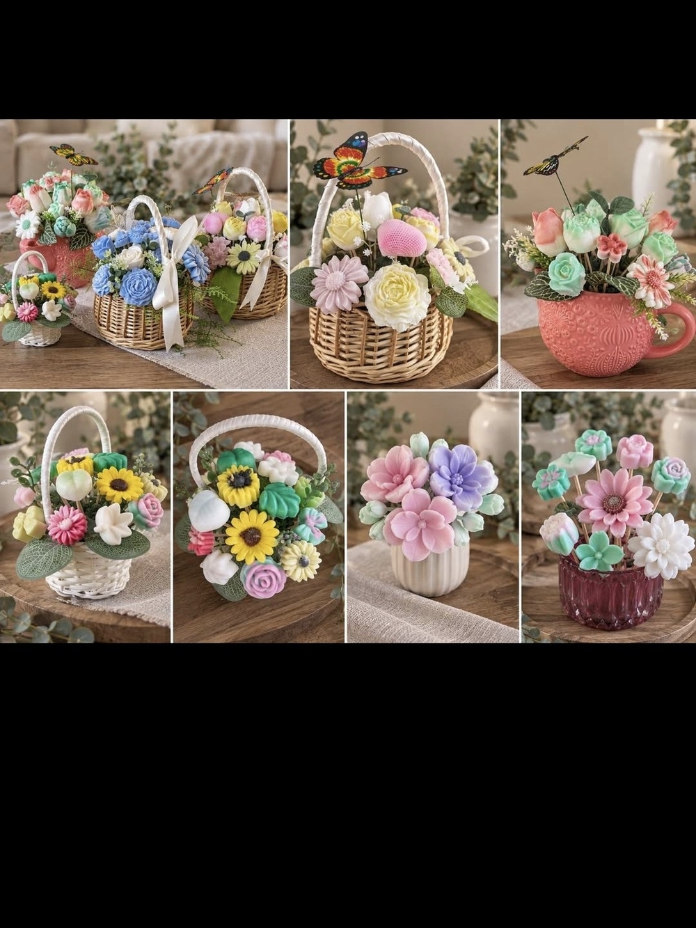 🌸 Handmade Wax Flower Bouquets for Sale 🌸